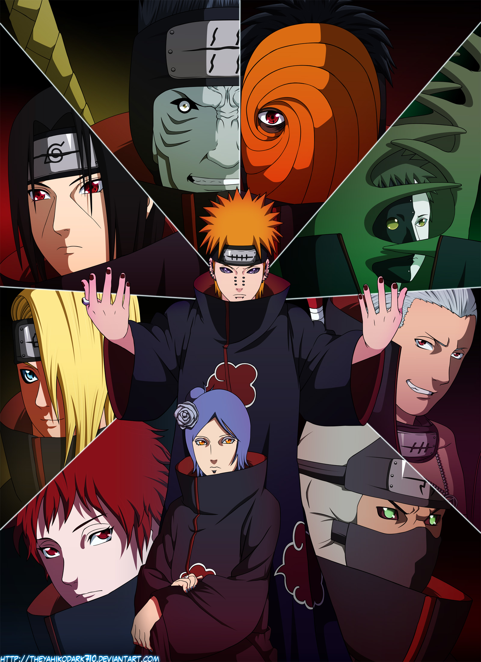 Naruto Akatsuki Members