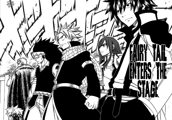  [Fairy Tail] Chapter 292 - Fairy Tail Fired Up! Fairy Tail vs Sabertooth Fairy-tail-team-enters