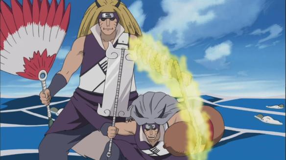 Darui vs Kinkaku and Ginkaku – Naruto Shippuden 269 Ginkaku-and-kinkaku-gold-and-silver-brothers