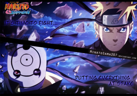 [Naruto] Chapter 595 - Tobi’s Mask Cracks!: Naruto’s Mini Bijuu Dama Naruto_vs_tobe_it__s_time_to_fight__by_minatosama207