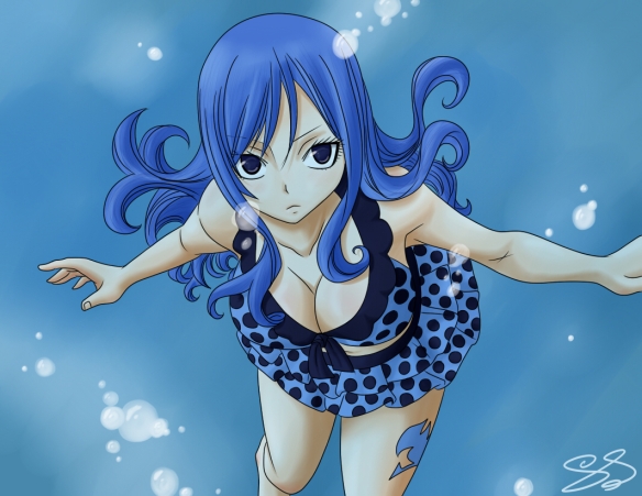 [Fairy Tail] Chapter 291 - Lucy vs Minerva: Naval Battle Water_queen_by_silent_shanin-d578mw8