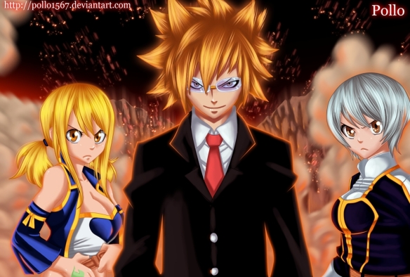 [Fairy Tail] Chapter 309 - 12 Keys Gathered to Fight in Hell Ft_309_loki_lucy_and_yukino_by_pollo1567-d5m5rg0