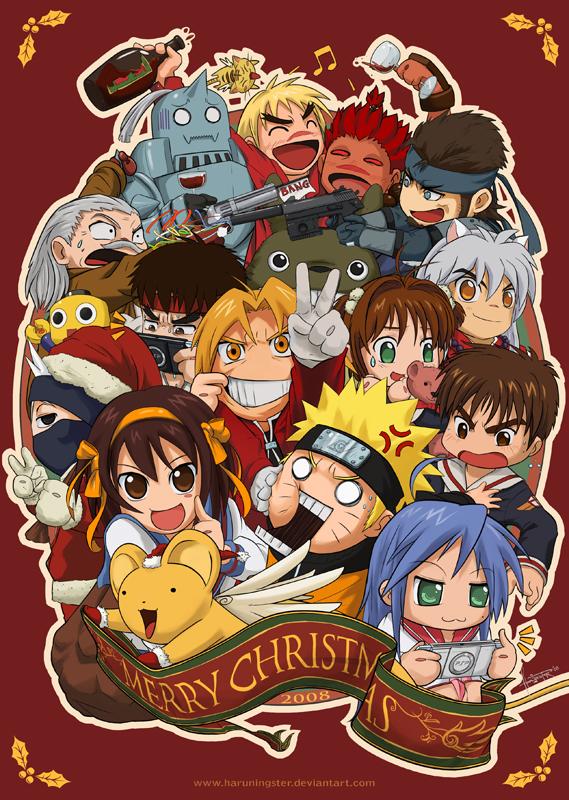 Merry Christmas from Daily Anime Art | Daily Anime Art