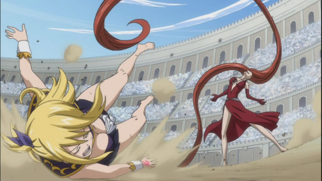 Lucy Vs Flare Fairy Tail 159 Daily Anime Art
