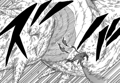 Sasuke Susanoo cuts God Tree Root