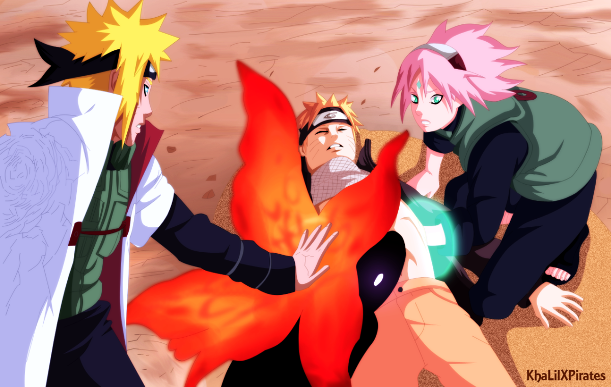 Speed Drawing Naruto,Gaara, Sakura, Minato, Sasuke e kakashi. 