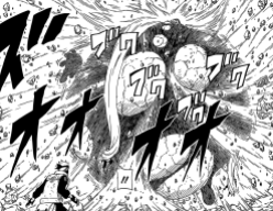 Madara's Body begins to absorb large chakra