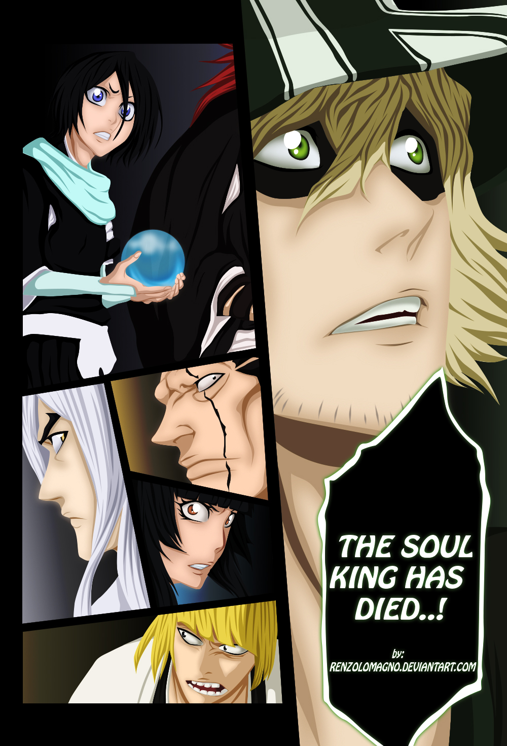 Bleach 615 Soul King Died By Renzolomagno Daily Anime Art