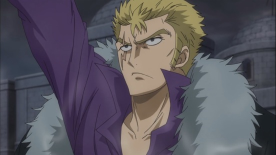 Laxus absorbs electricity