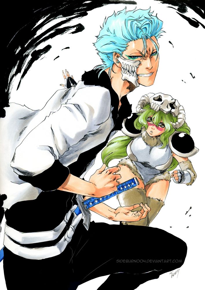 Bleach Grimmjow and Nelliel by Sideburn004
