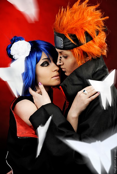 Pain and Konan Cosplay by JulieFiction