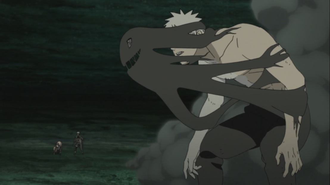 Black Zetsu trying to remove himself from Obito