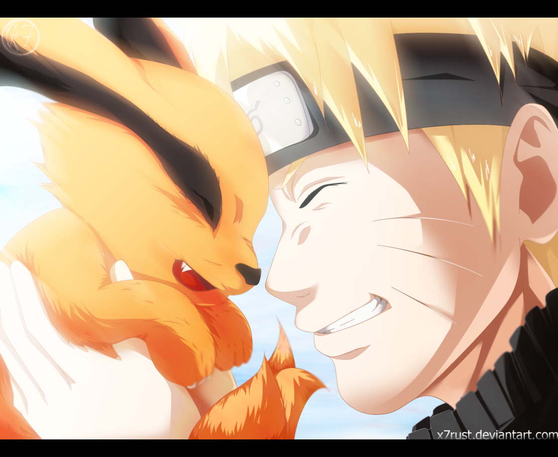 Naruto and Kurama We are Forever by x7Rust