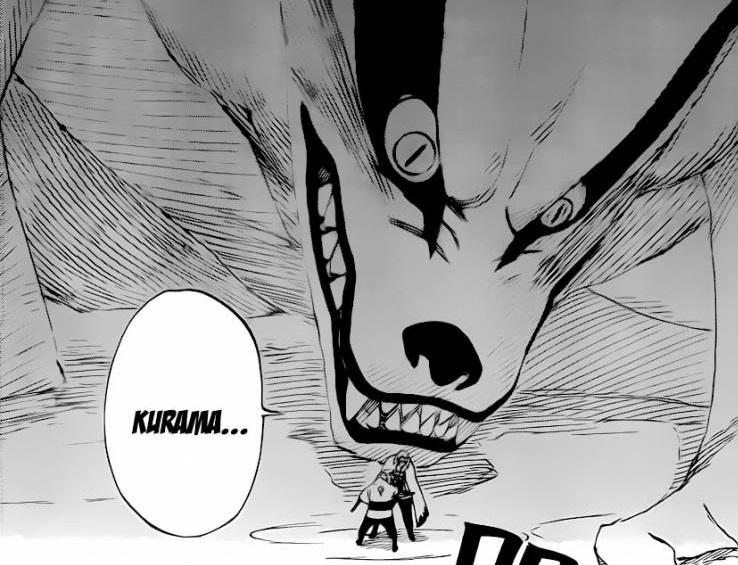 Naruto Vs. Hashirama Kurama-scares-shin