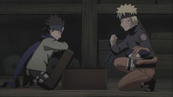 Naruto and Konohamaru