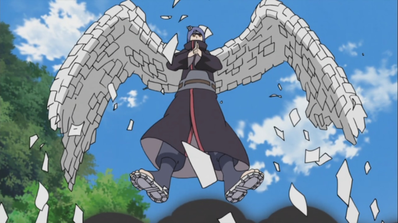Конан Наруто с крыльями