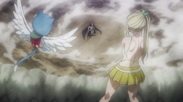 Lucy meets Happy and Natsu