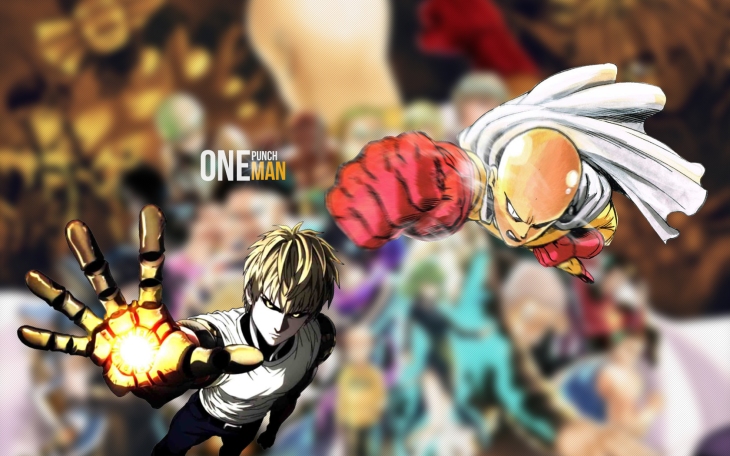Saitama All One-Punch Man Art Wallpaper, HD Anime 4K Wallpapers