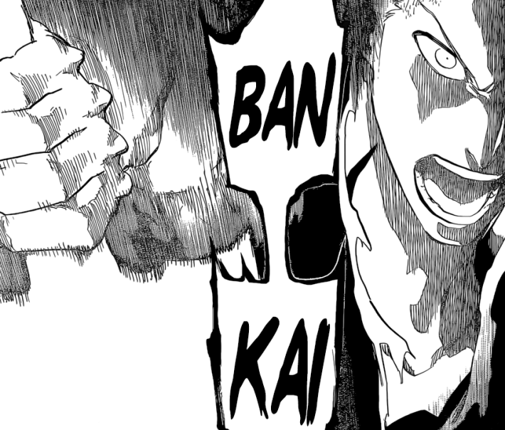 Ichigo releases Bankai