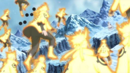 Naruto fights Kaguya