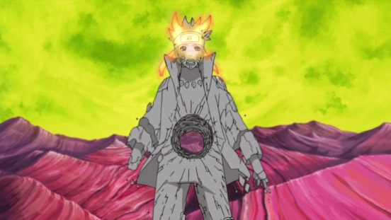 Naruto turns into dust