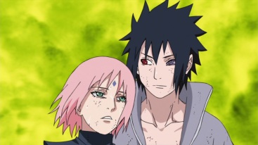 Sakura saves Sasuke