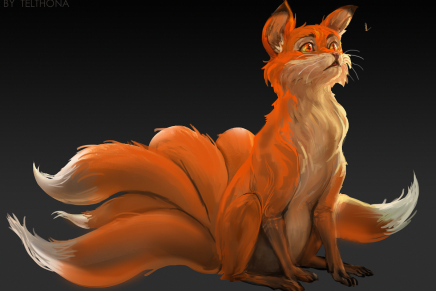 Cute Little Fox – Kurama (Nine Tailed)