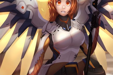 Orihime and Mercy – Bleach and Overwatch Crossover